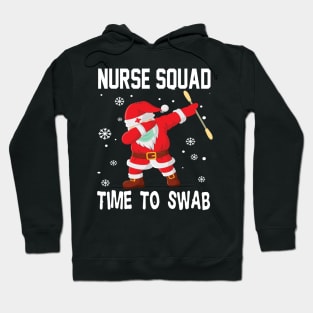 Nurse squad time to swab 2020 funny nurse christmas gift Hoodie